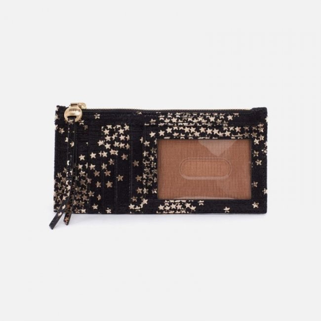 Hobo Women's Carte Card Case in Printed Leather - Shooting Stars | New Arrivals