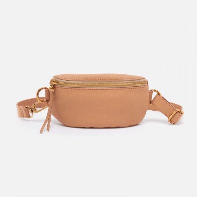 Hobo Women's Fern Belt Bag in Pebbled Leather - Sandstorm | New Arrivals
