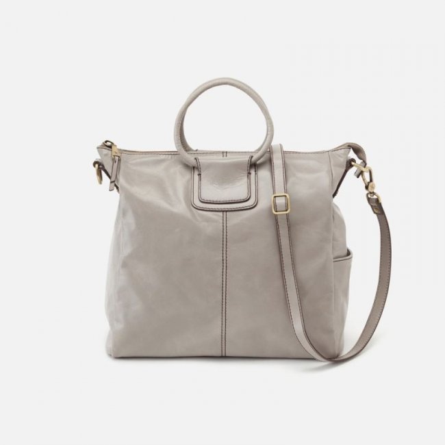 Hobo Women's Sheila Large Satchel in Polished Leather - Driftwood | New Arrivals