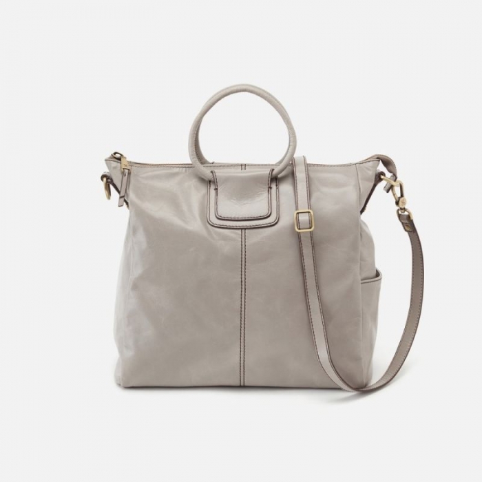 Hobo Women's Sheila Large Satchel in Polished Leather - Driftwood | New Arrivals