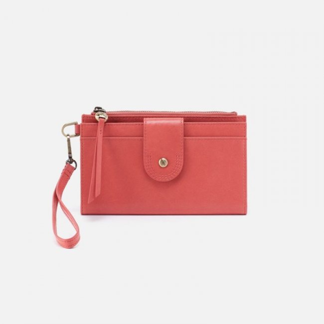 Hobo Women's Kali Phone Wallet in Polished Leather - Cherry Blossom | New Arrivals