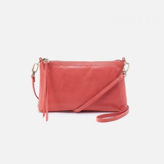 Hobo Women's Darcy Crossbody in Polished Leather - Cherry Blossom | New Arrivals