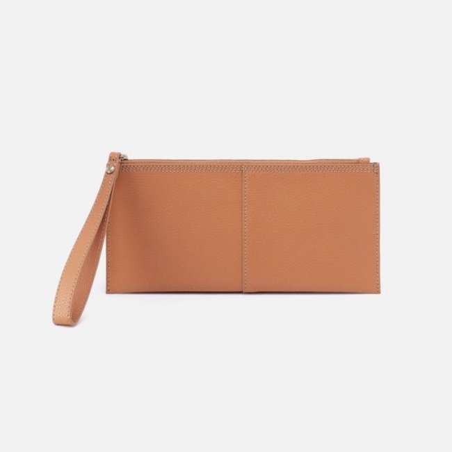 Hobo Women's Vida Large Pouch in Micro Pebbled Leather - Biscuit | New Arrivals