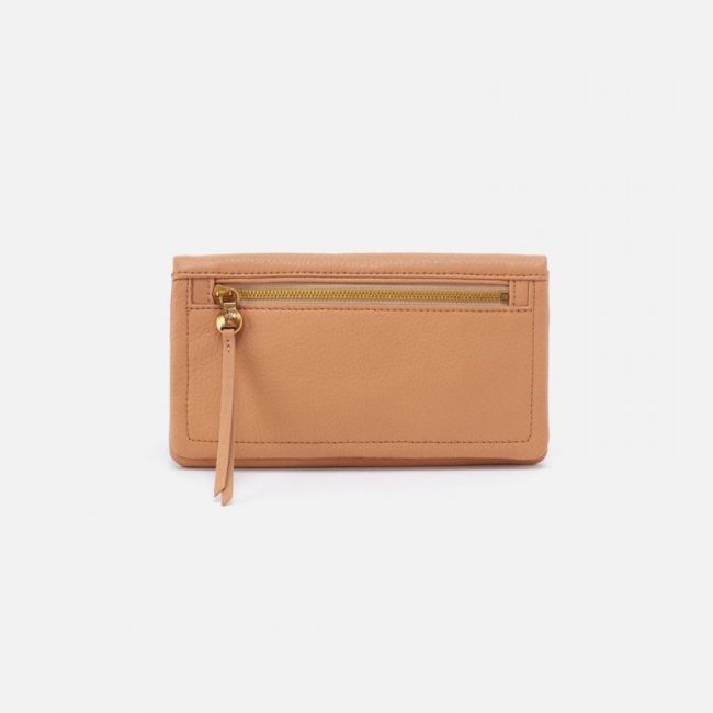 Hobo Women's Lumen Continental Wallet in Pebbled Leather - Sandstorm | New Arrivals
