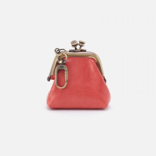 Hobo Women's Run Frame Pouch in Polished Leather - Cherry Blossom | New Arrivals