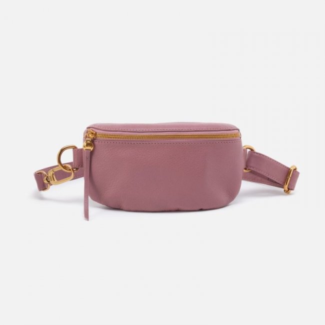 Hobo Women's Fern Belt Bag in Pebbled Leather - Mauve | New Arrivals