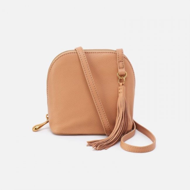 Hobo Women's Nash Crossbody in Pebbled Leather - Sandstorm | New Arrivals