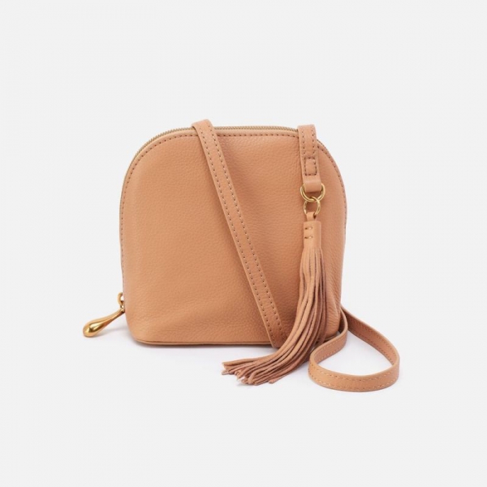 Hobo Women's Nash Crossbody in Pebbled Leather - Sandstorm | New Arrivals
