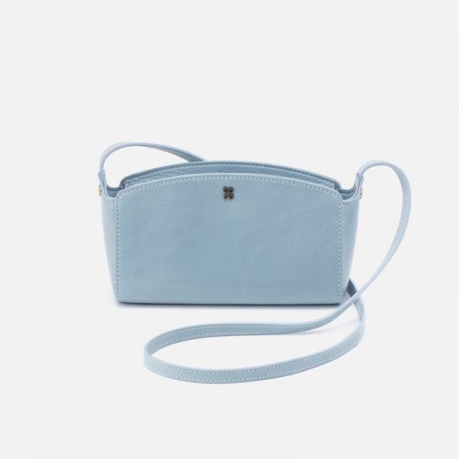 Hobo Women's Jesse Crossbody in Polished Leather - Cornflower | New Arrivals