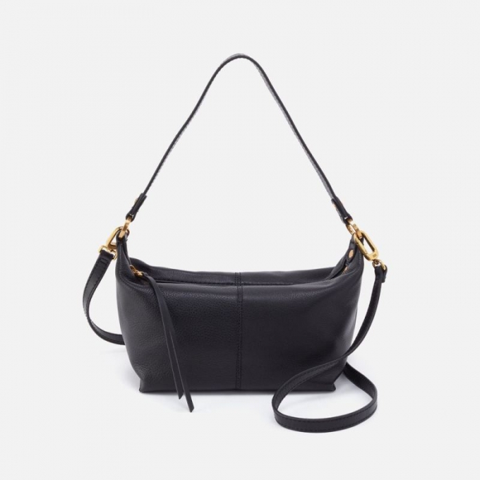 Hobo Women's Laguna Crossbody in Pebbled Leather - Black | New Arrivals