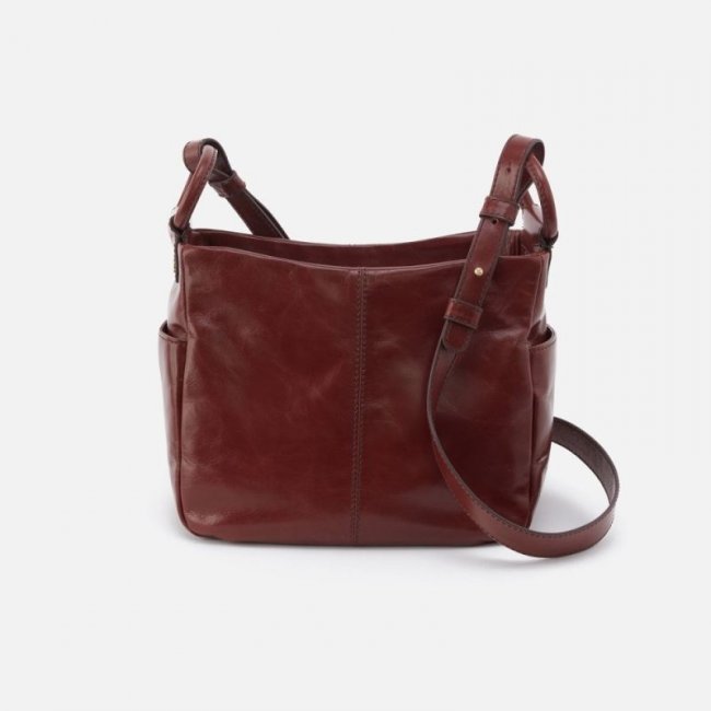 Hobo Women's Sheila Crossbody in Polished Leather - Henna | New Arrivals