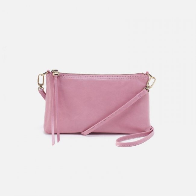 Hobo Women's Darcy Crossbody in Polished Leather - Lilac Rose | New Arrivals