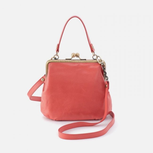 Hobo Women's Alba Crossbody in Polished Leather - Cherry Blossom | New Arrivals