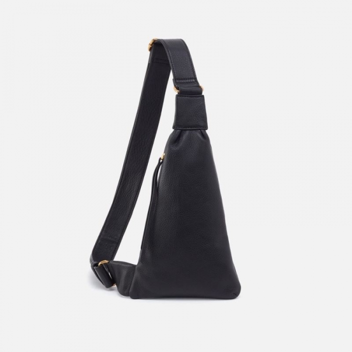 Hobo Women's Bodhi Sling in Pebbled Leather - Black | New Arrivals