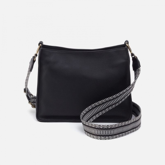 Hobo Women's Cass Crossbody in Pebbled Leather - Black | New Arrivals