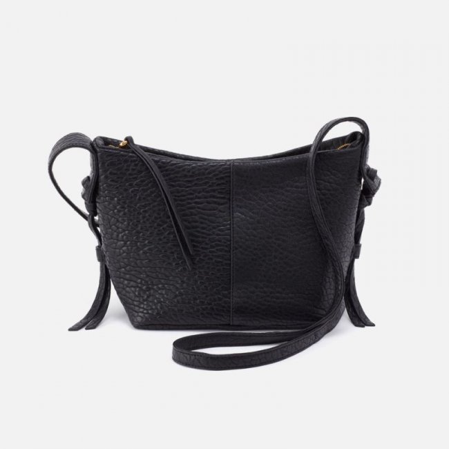 Hobo Women's Bonita Crossbody in Bubble Pebbled Leather - Black | New Arrivals