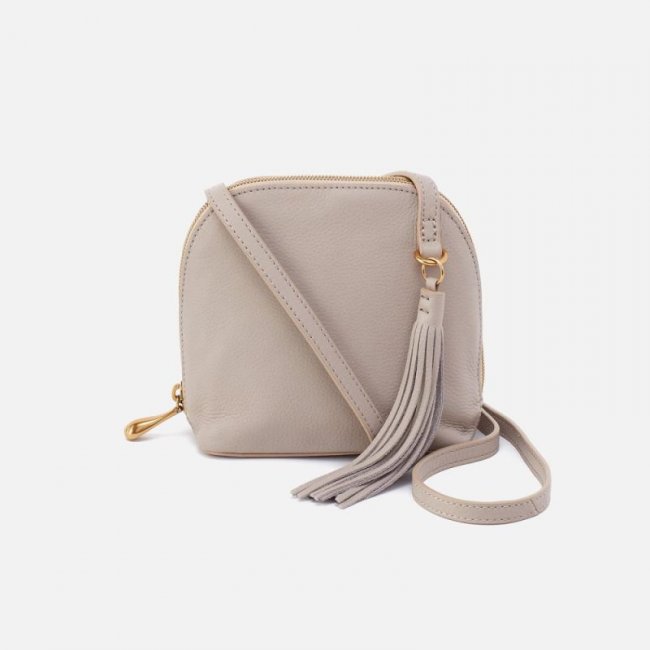 Hobo Women's Nash Crossbody in Pebbled Leather - Taupe | New Arrivals