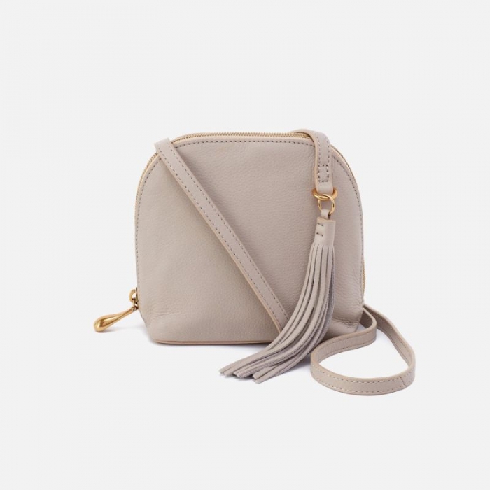 Hobo Women's Nash Crossbody in Pebbled Leather - Taupe | New Arrivals