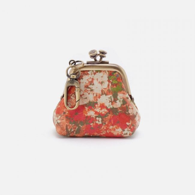 Hobo Women's Run Frame Pouch in Printed Leather - Tropic Print | New Arrivals