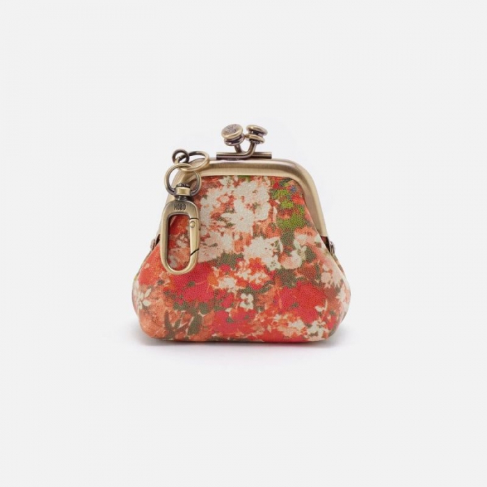 Hobo Women's Run Frame Pouch in Printed Leather - Tropic Print | New Arrivals