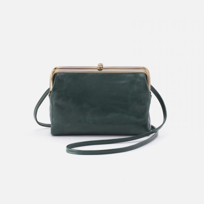Hobo Women's Lauren Crossbody in Polished Leather - Sage Leaf | New Arrivals