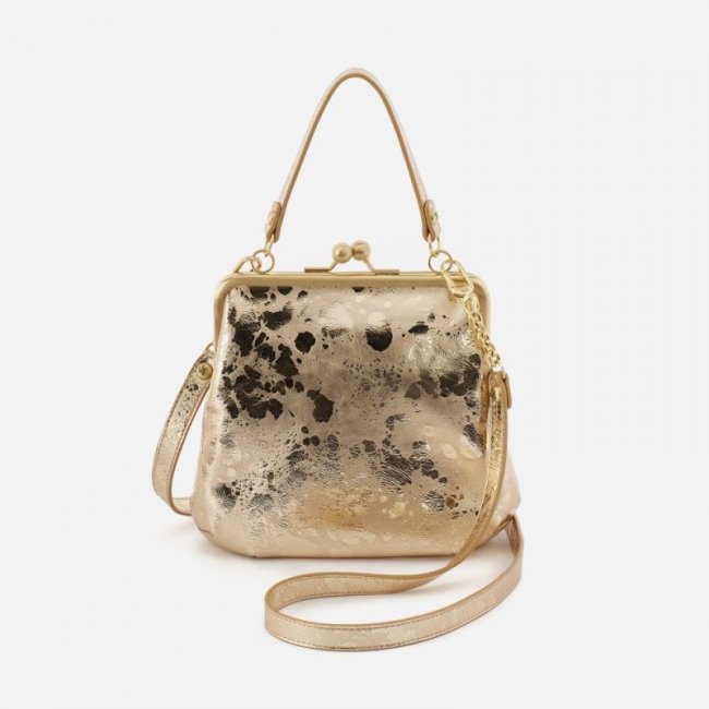 Hobo Women's Alba Crossbody in Metallic Leather - Gilded Marble | New Arrivals