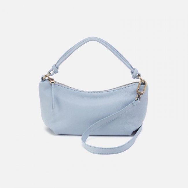 Hobo Women's Lindley Crossbody in Soft Pebbled Leather - Pale Blue | New Arrivals