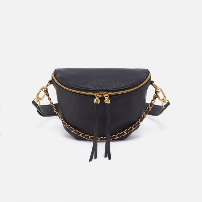 Hobo Women's Miri Belt Bag in Pebbled Leather - Black | New Arrivals