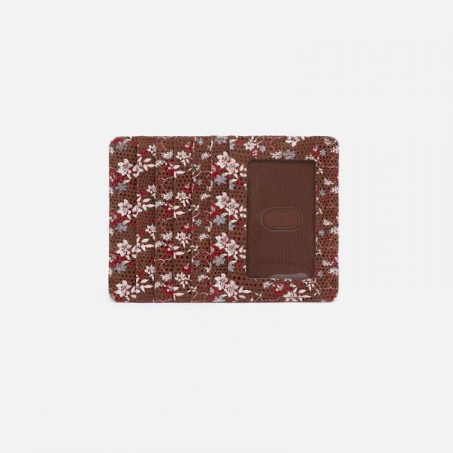 Hobo Women's Euro Slide Card Case in Printed Leather - Ditzy Floral | New Arrivals