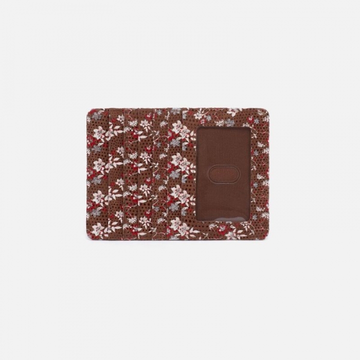 Hobo Women's Euro Slide Card Case in Printed Leather - Ditzy Floral | New Arrivals