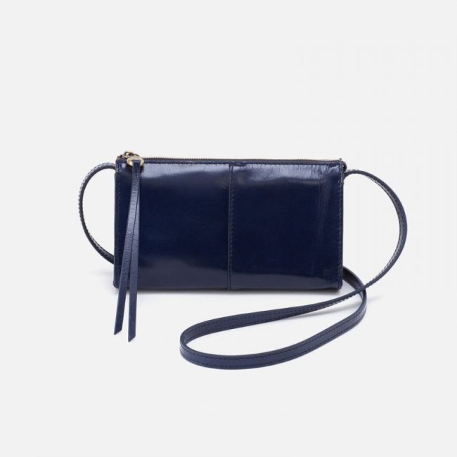 Hobo Women's Jewel Crossbody in Polished Leather - Nightshade | New Arrivals