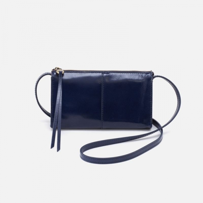 Hobo Women's Jewel Crossbody in Polished Leather - Nightshade | New Arrivals