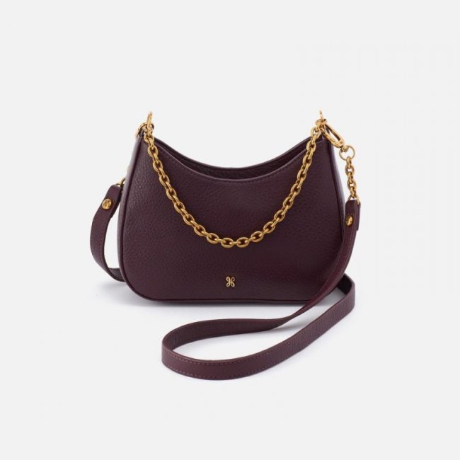 Hobo Women's Rosa Crossbody in Pebbled Leather - Ruby Wine | New Arrivals