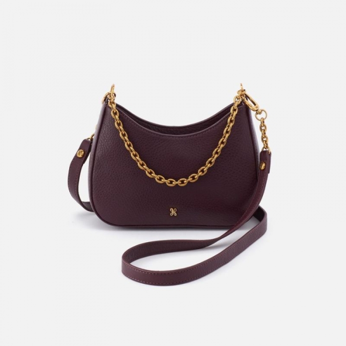 Hobo Women's Rosa Crossbody in Pebbled Leather - Ruby Wine | New Arrivals