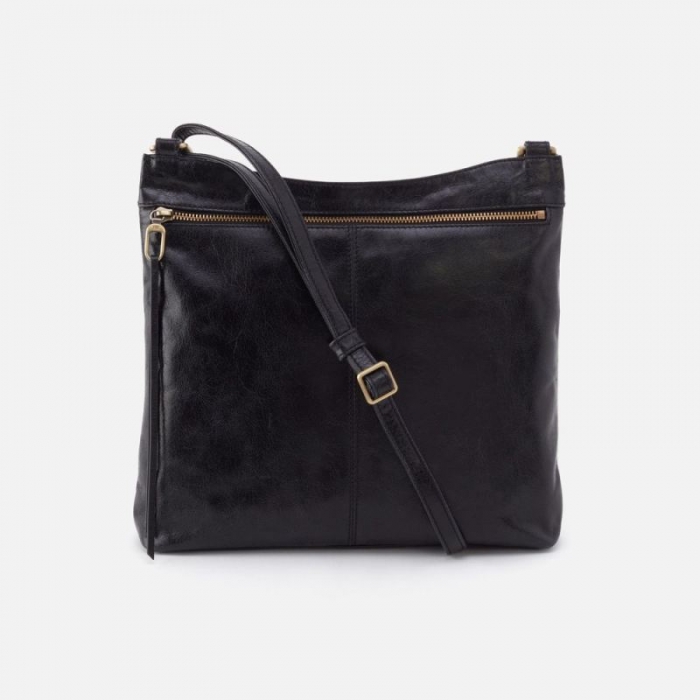 Hobo Women's Cambel Large Crossbody in Polished Leather - Black | New Arrivals