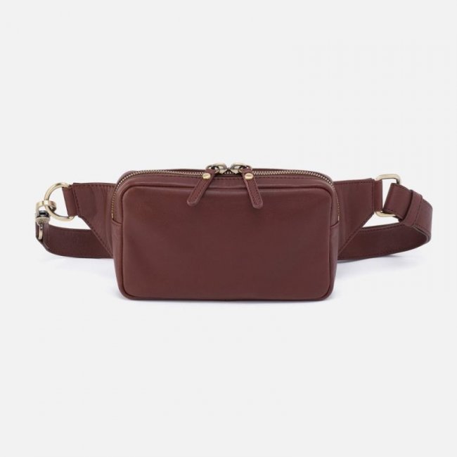 Hobo Women's Men's Sling in Silk Napa Leather - Brown | New Arrivals