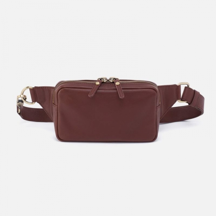 Hobo Women's Men's Sling in Silk Napa Leather - Brown | New Arrivals
