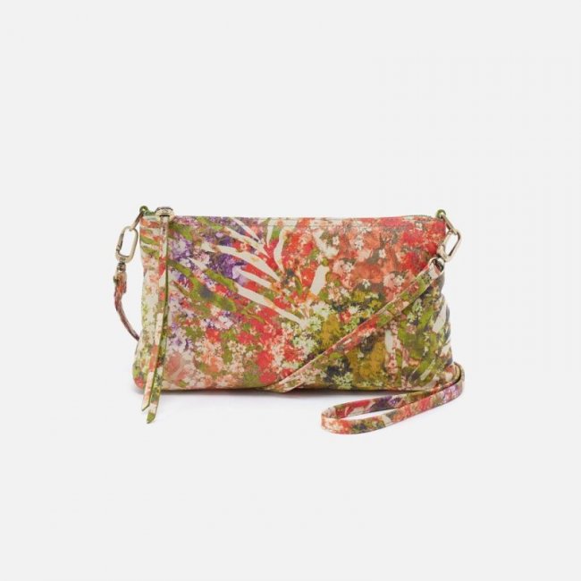 Hobo Women's Darcy Crossbody in Printed Leather - Tropic Print | New Arrivals