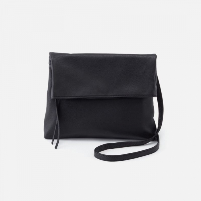 Hobo Women's Draft Crossbody in Pebbled Leather - Black | New Arrivals