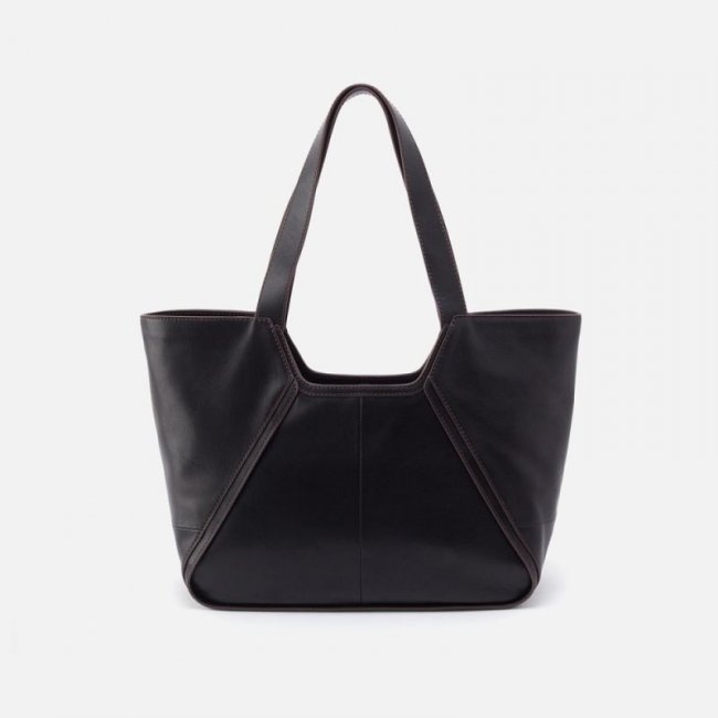 Hobo Women's Bellamy Medium Tote in Artisan Leather - Black | New Arrivals