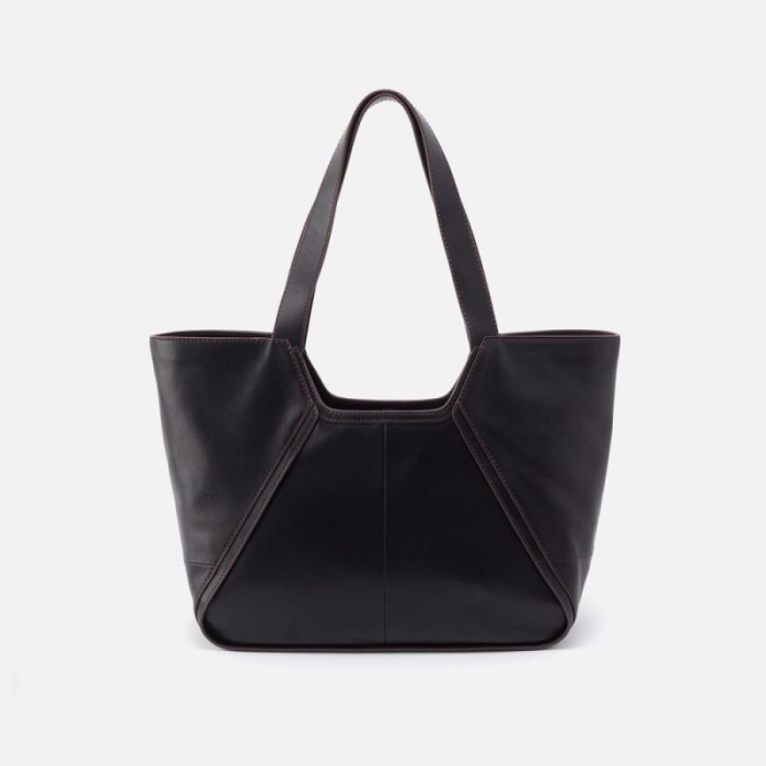 Hobo Women's Bellamy Medium Tote in Artisan Leather - Black | New Arrivals