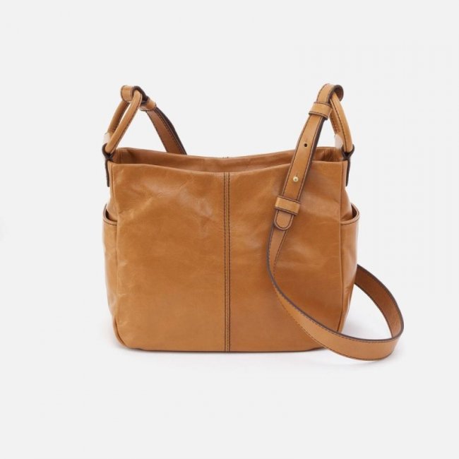 Hobo Women's Sheila Crossbody in Polished Leather - Natural | New Arrivals
