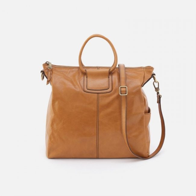 Hobo Women's Sheila Large Satchel in Polished Leather - Natural | New Arrivals