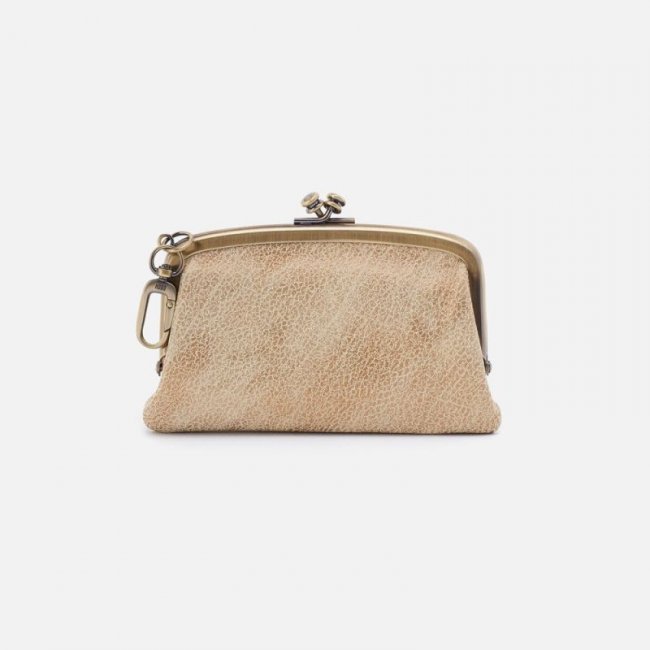 Hobo Women's Cheer Frame Pouch in Metallic Leather - Gold Leaf | New Arrivals