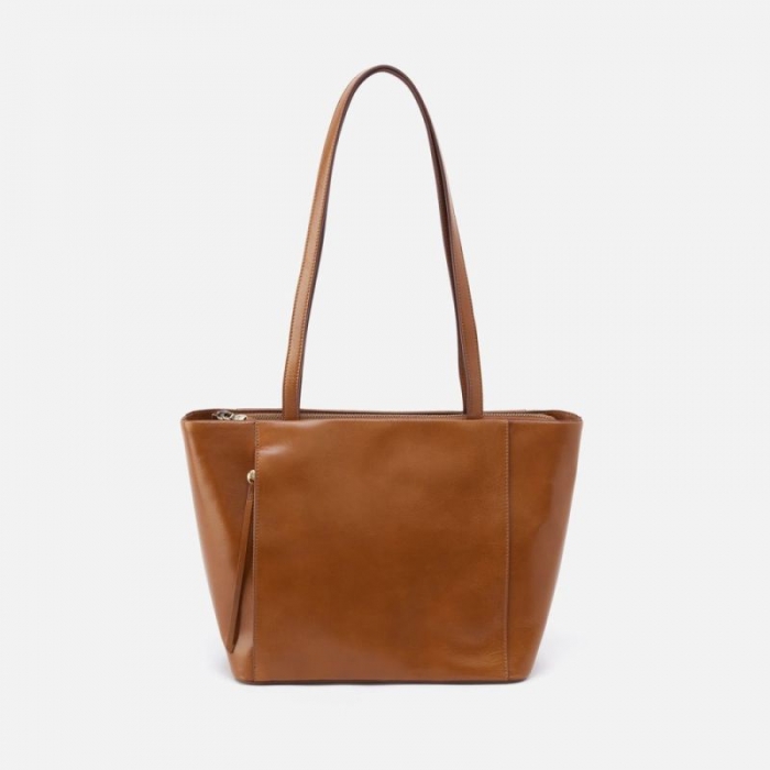 Hobo Women's Haven Tote in Polished Leather - Truffle | New Arrivals