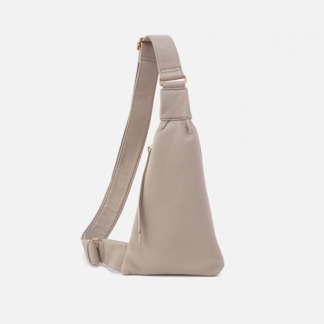 Hobo Women's Bodhi Sling in Pebbled Leather - Taupe | New Arrivals