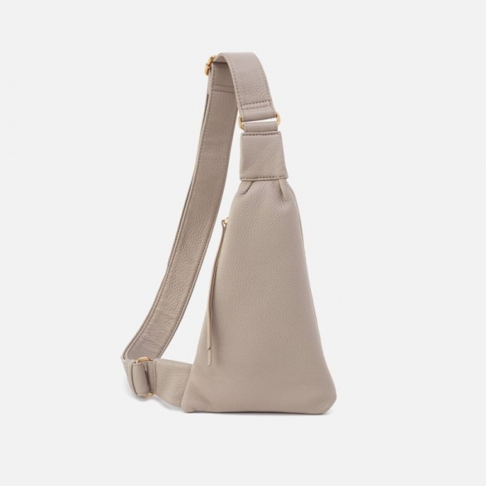 Hobo Women's Bodhi Sling in Pebbled Leather - Taupe | New Arrivals