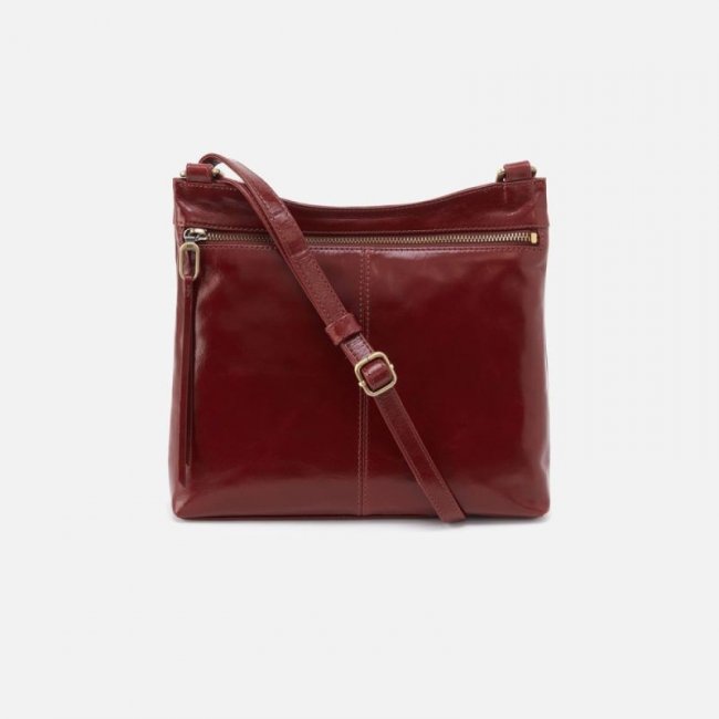 Hobo Women's Cambel Crossbody in Polished Leather - Henna | New Arrivals