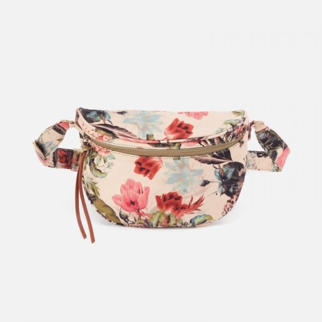 Hobo Women's Juno Belt Bag in Cotton Canvas - Botanical Floral | New Arrivals