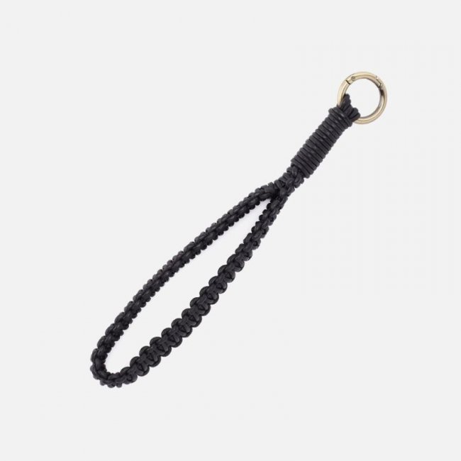 Hobo Women's Leather Cord Strap in Coated Leather Cording - Black | New Arrivals